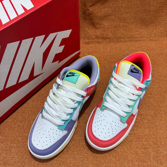 Nike Other - Nike Dunk Low Se Easter Candy White/Green Glow/Sunset